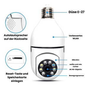 360°-WLAN-Überwachungskamera – SecurityMax