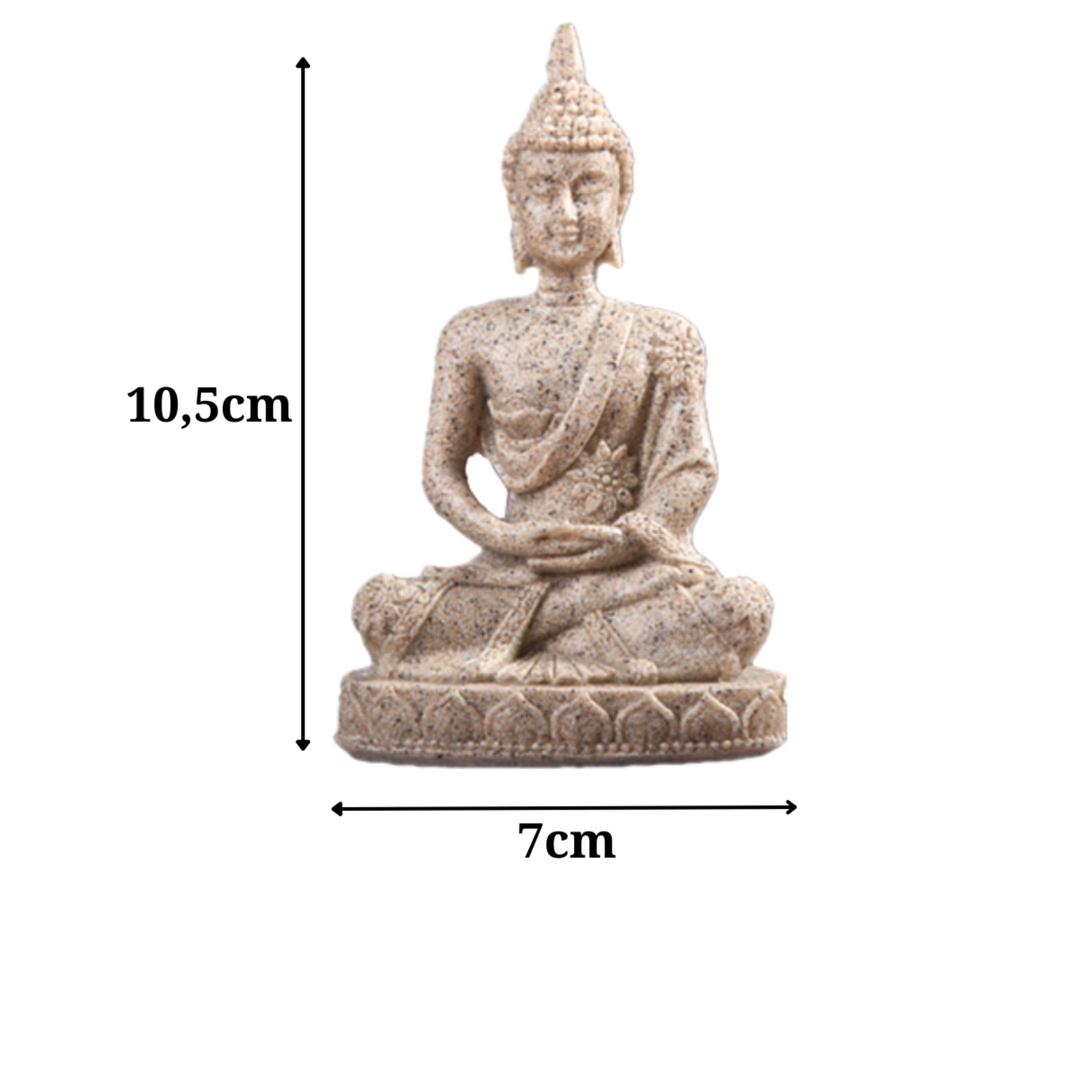 Indische Steinstatue Siddhartha der Buddha